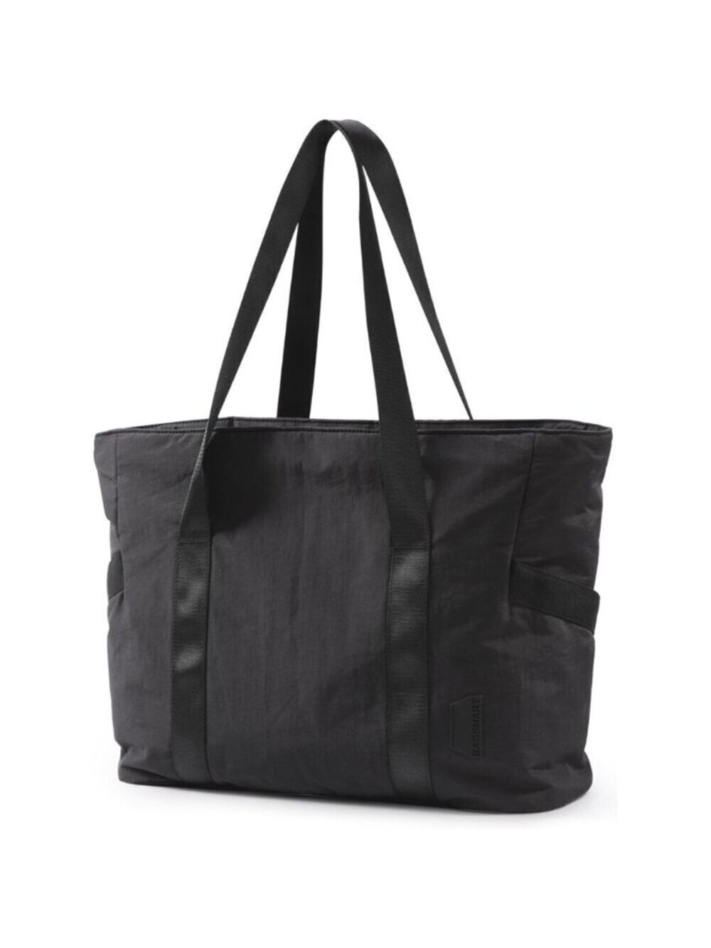Women Black-largeShoulder Tote Bag With Top Handle with Yoga Mat Buckle for Gym
